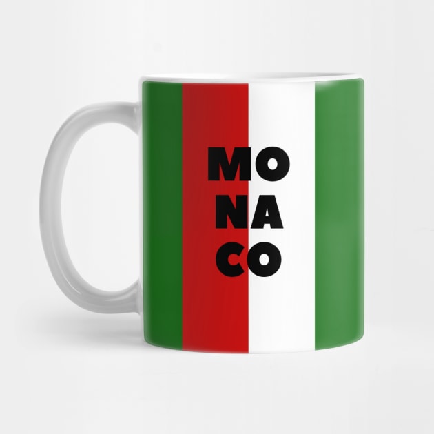 Monaco City in Monaco Flag Vertical by aybe7elf